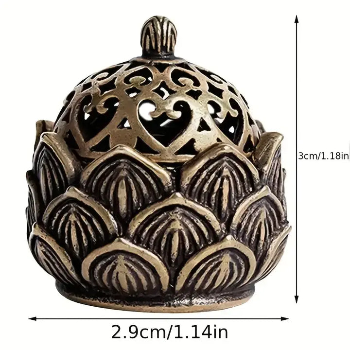 Hollow Lotus Shaped Incense Burner