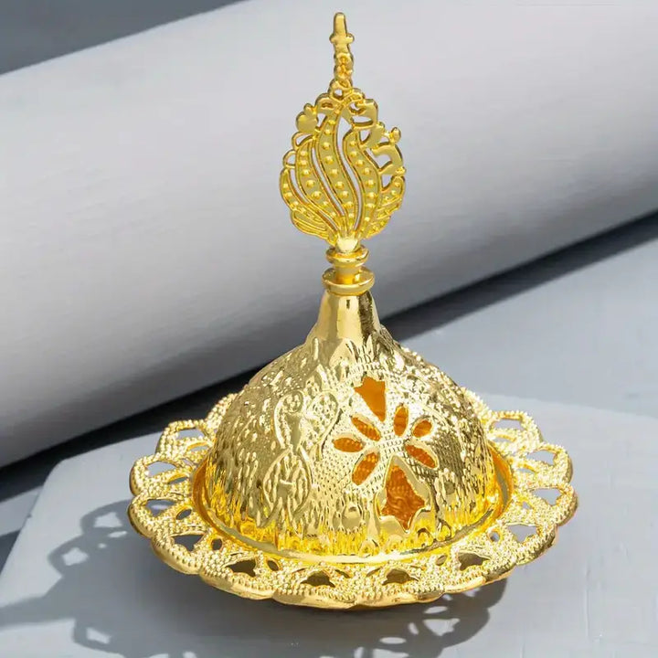 Golden Incense Burner - Ornate