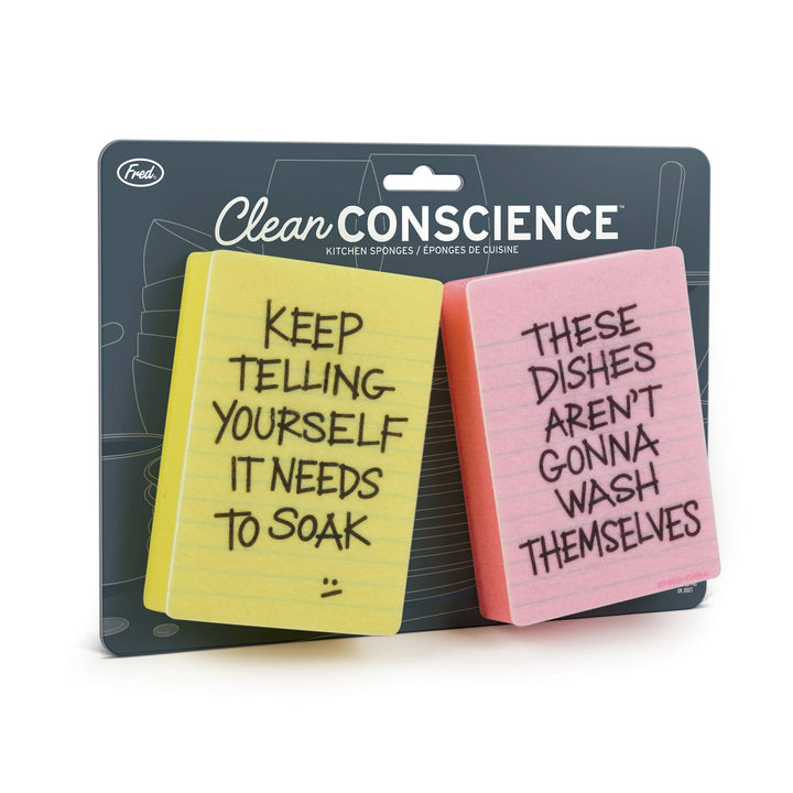 Clean Conscience Passive Aggressive Sponges - 2 Pack