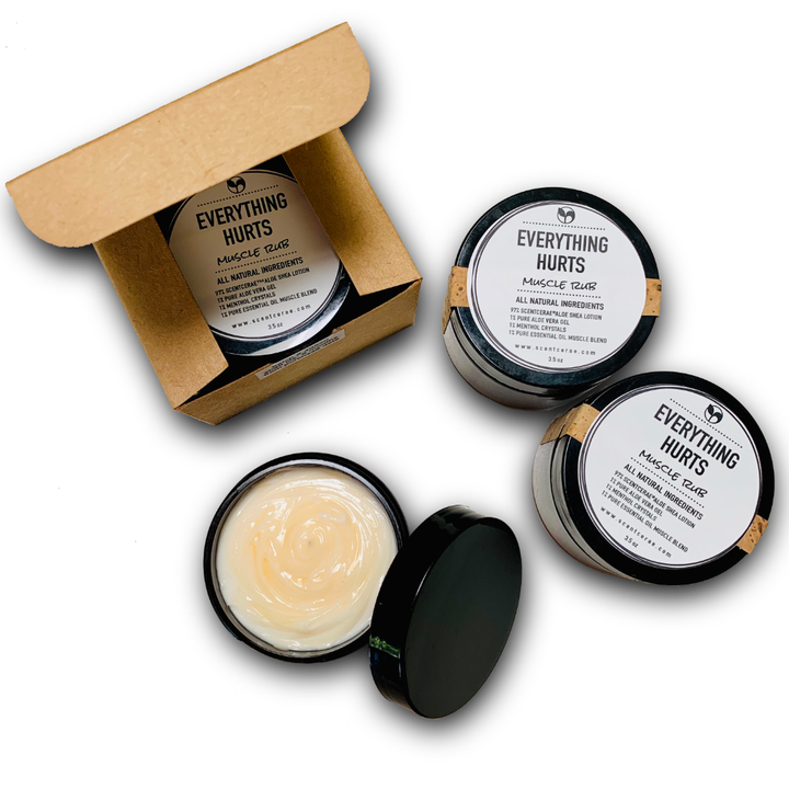 EVERYTHING HURTS Muscle Rub on 4oz Cream