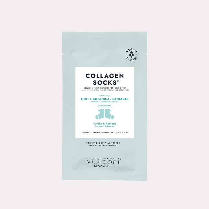 Collagen Socks - Mint + Botanical Extracts