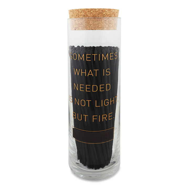 Fireplace Apothecary Match Bottle - Sometimes