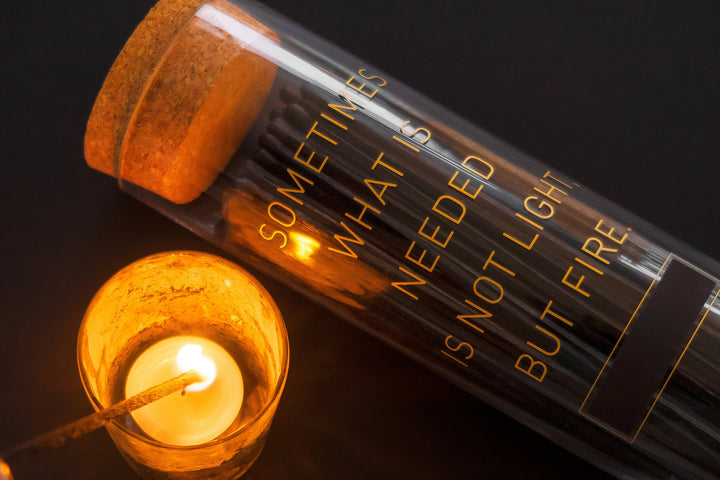 Fireplace Apothecary Match Bottle - Sometimes