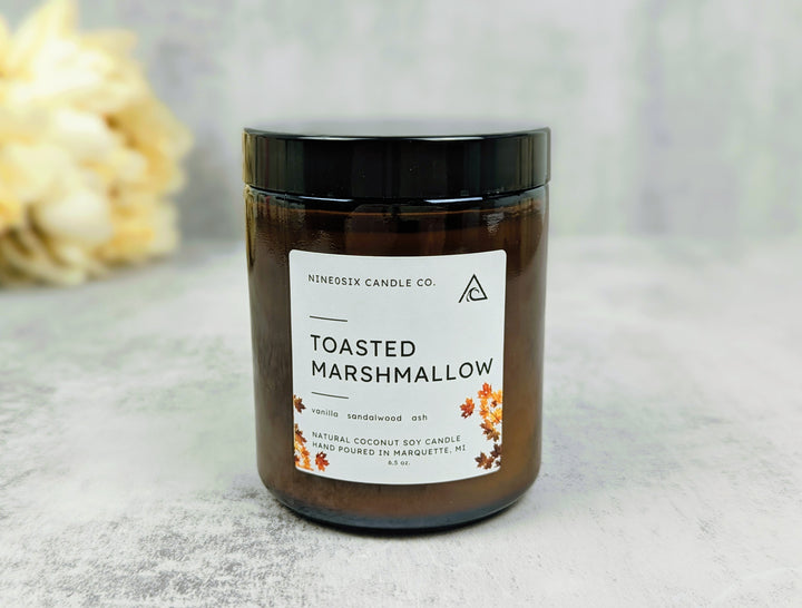 Amber Jar Candle - Toasted Marshmallow