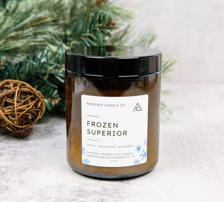 Amber Jar Candle - Frozen Superior