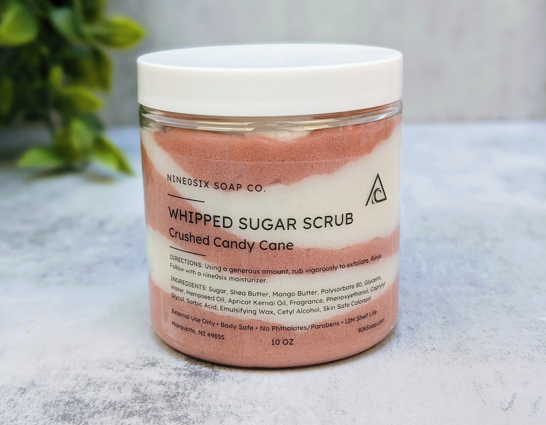 Whipped Sugar Scrub - Crushed Candy Cane
