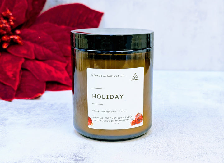 Amber Jar Candle - Holiday