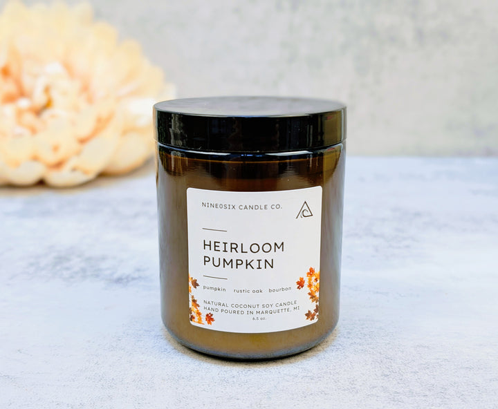 Amber Jar Candle - Heirloom Pumpkin