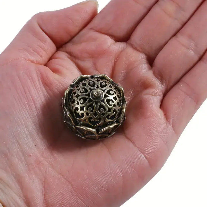 Hollow Lotus Shaped Incense Burner