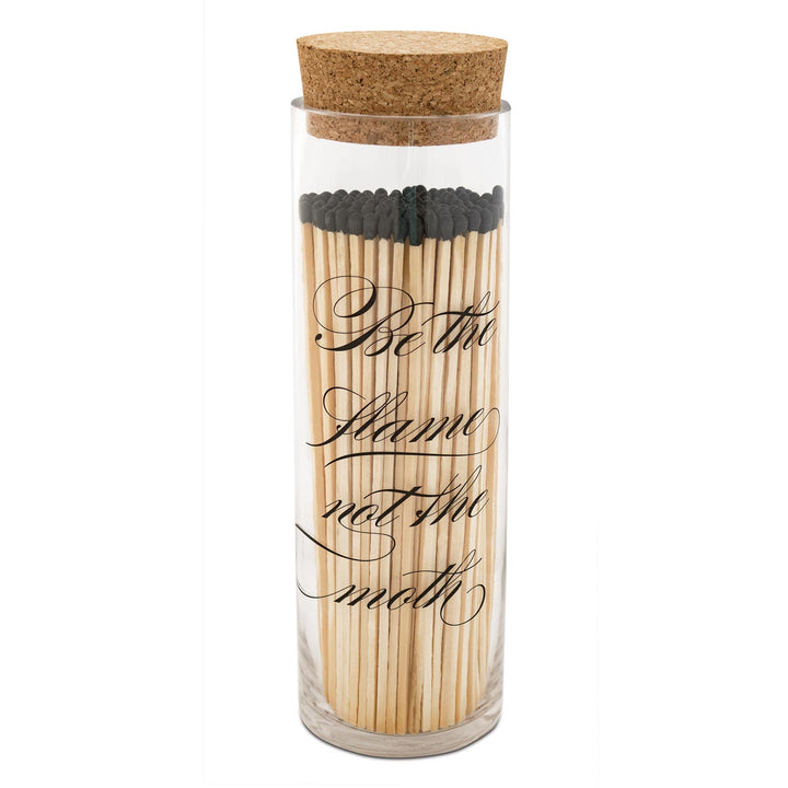 Fireplace Apothecary Match Bottle - Calligraphy