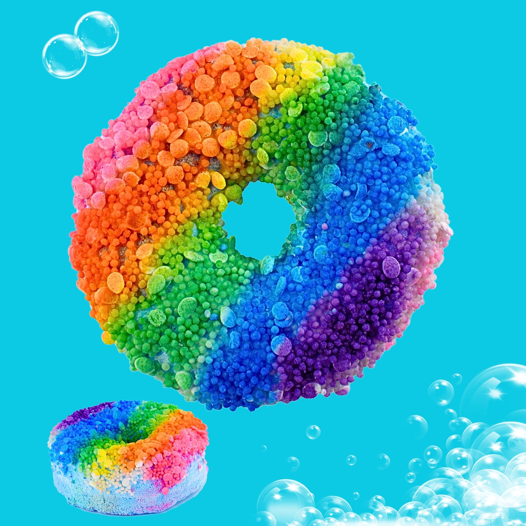 Rainbow Donut Bath Bomb