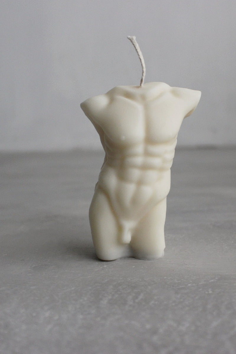 Molded Candle - Male Torso
