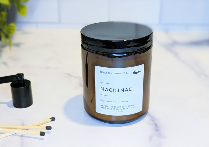 Amber Jar Candle - Mackinac