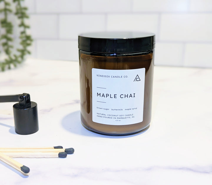 Amber Jar Candle - Maple Chai