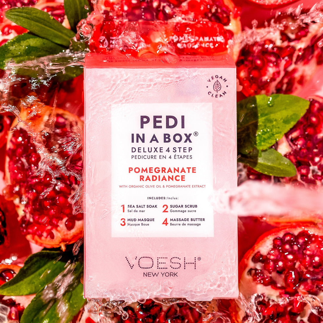 Pedi in a Box Deluxe 4 Step - Pomegranate Radiance