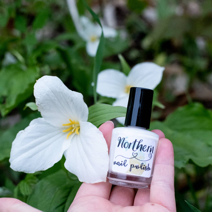Trillium: Nail Polish White Creme Toxin Free Vegan Eco Beauty