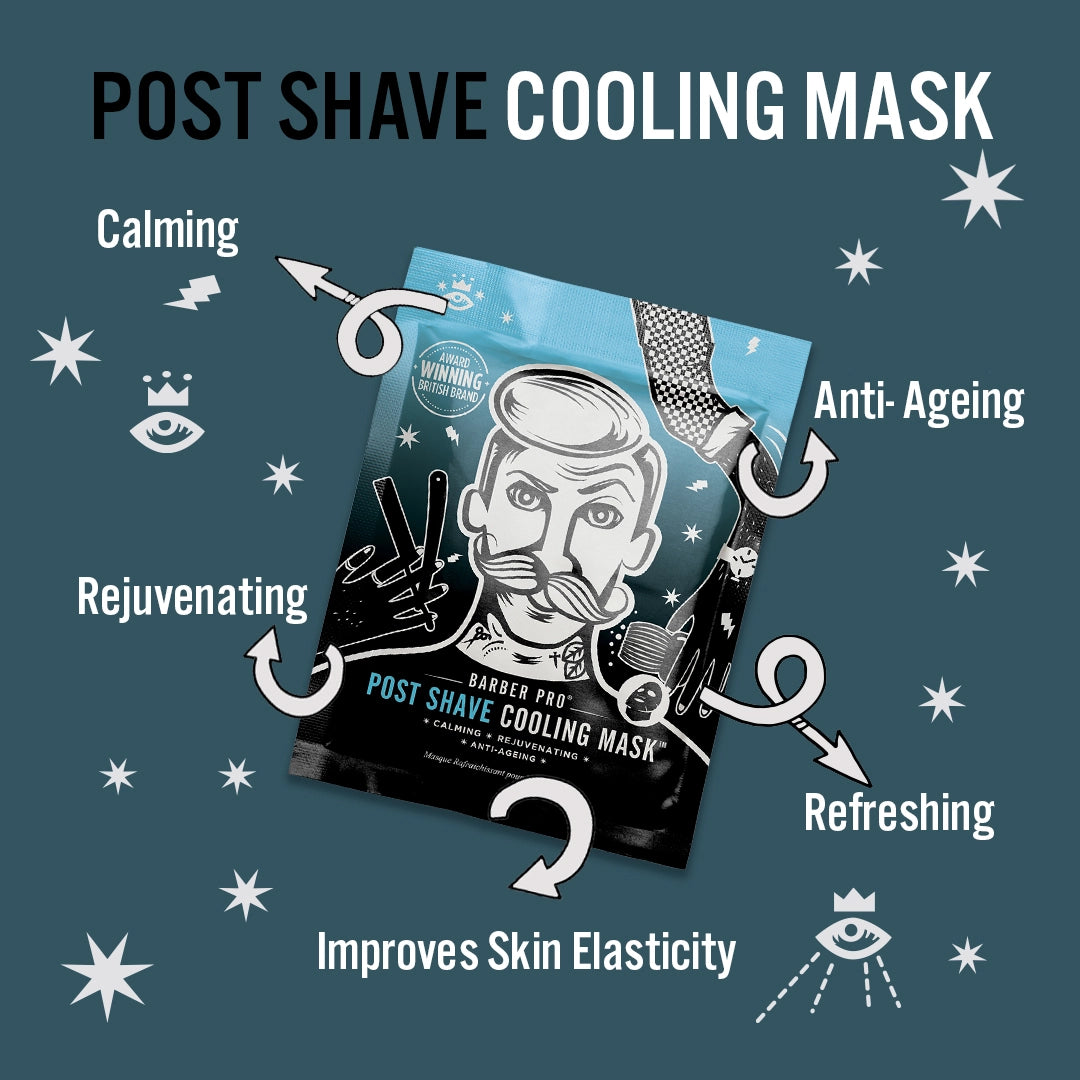 BARBER PRO Post Shave Cooling Mask