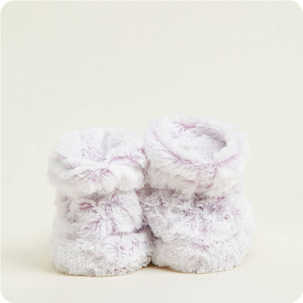 Warmies Boots - Marshmallow Lavender