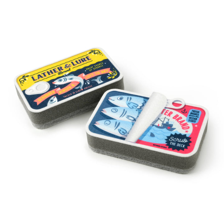 Tidy Tins Sardines Sponges - 2 Pack