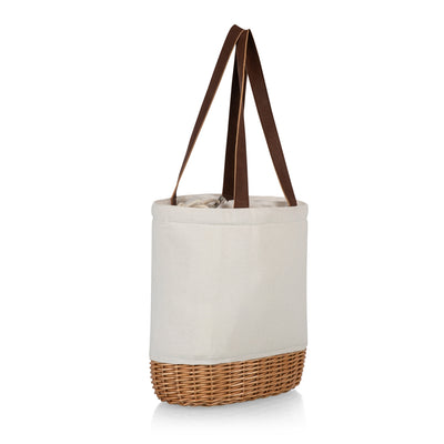 Pico Willow and Canvas Lunch Basket - Natural Canvas - Core