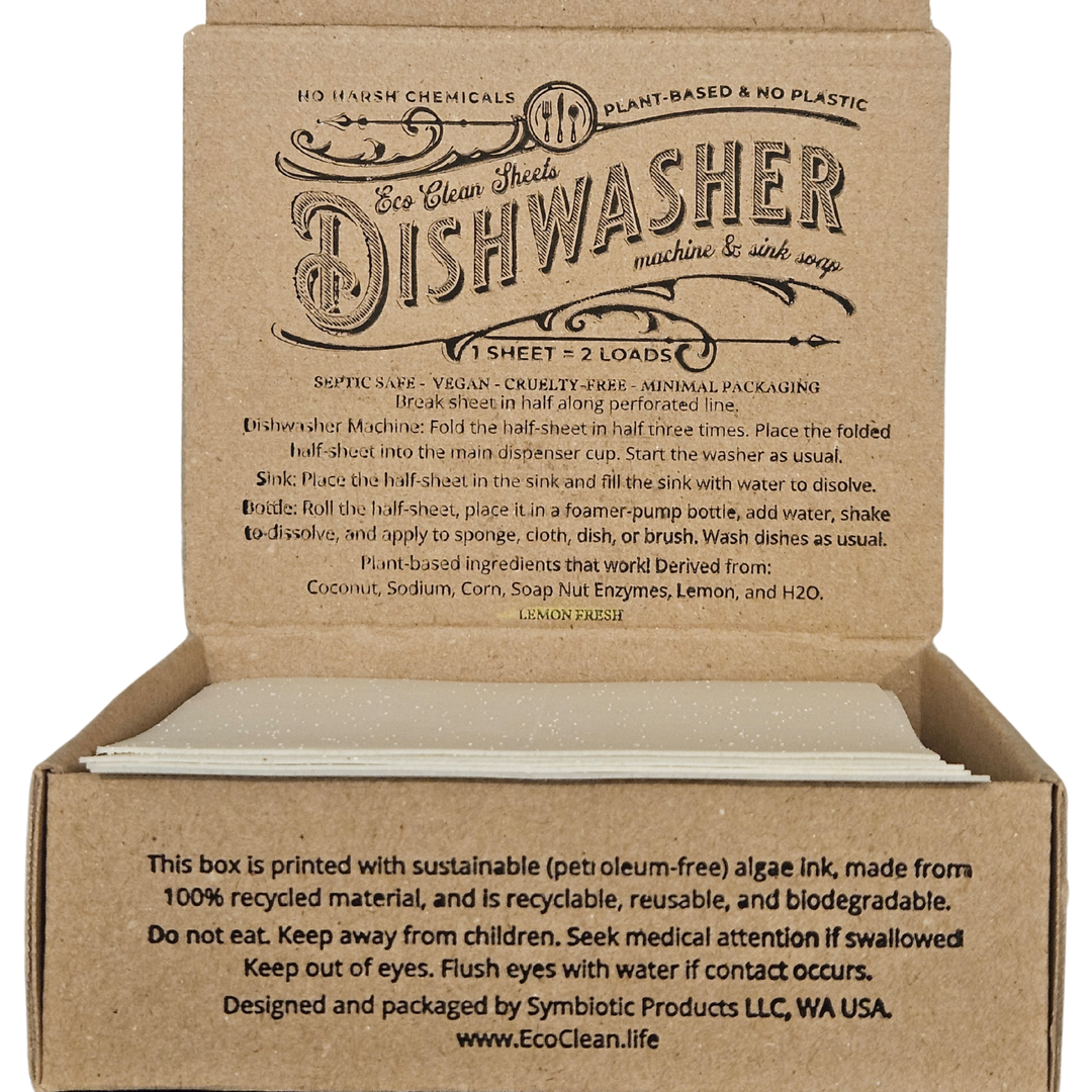 Dishwasher Sheets | 100 Loads