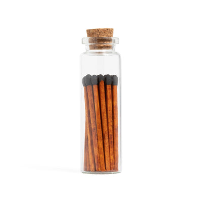 Cinnamon Black Matches in Corked Vial