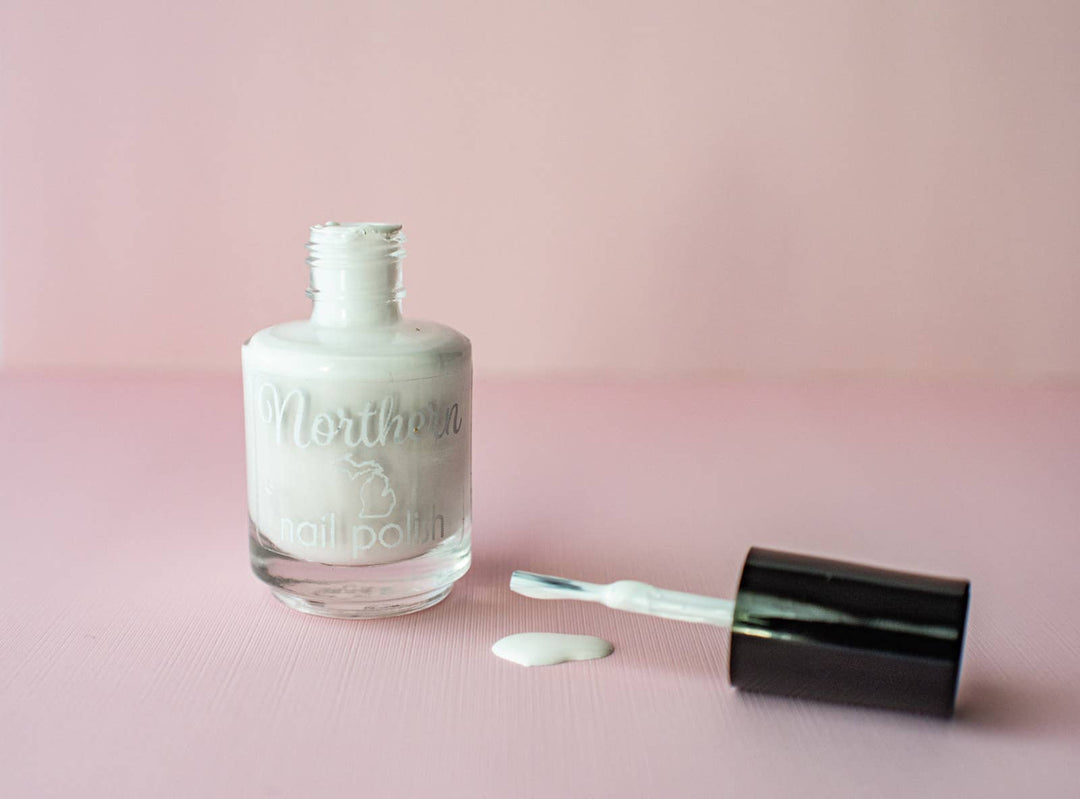 Trillium: Nail Polish White Creme Toxin Free Vegan Eco Beauty