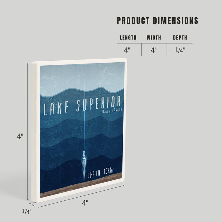 Lake Superior - Ceramic Coaster