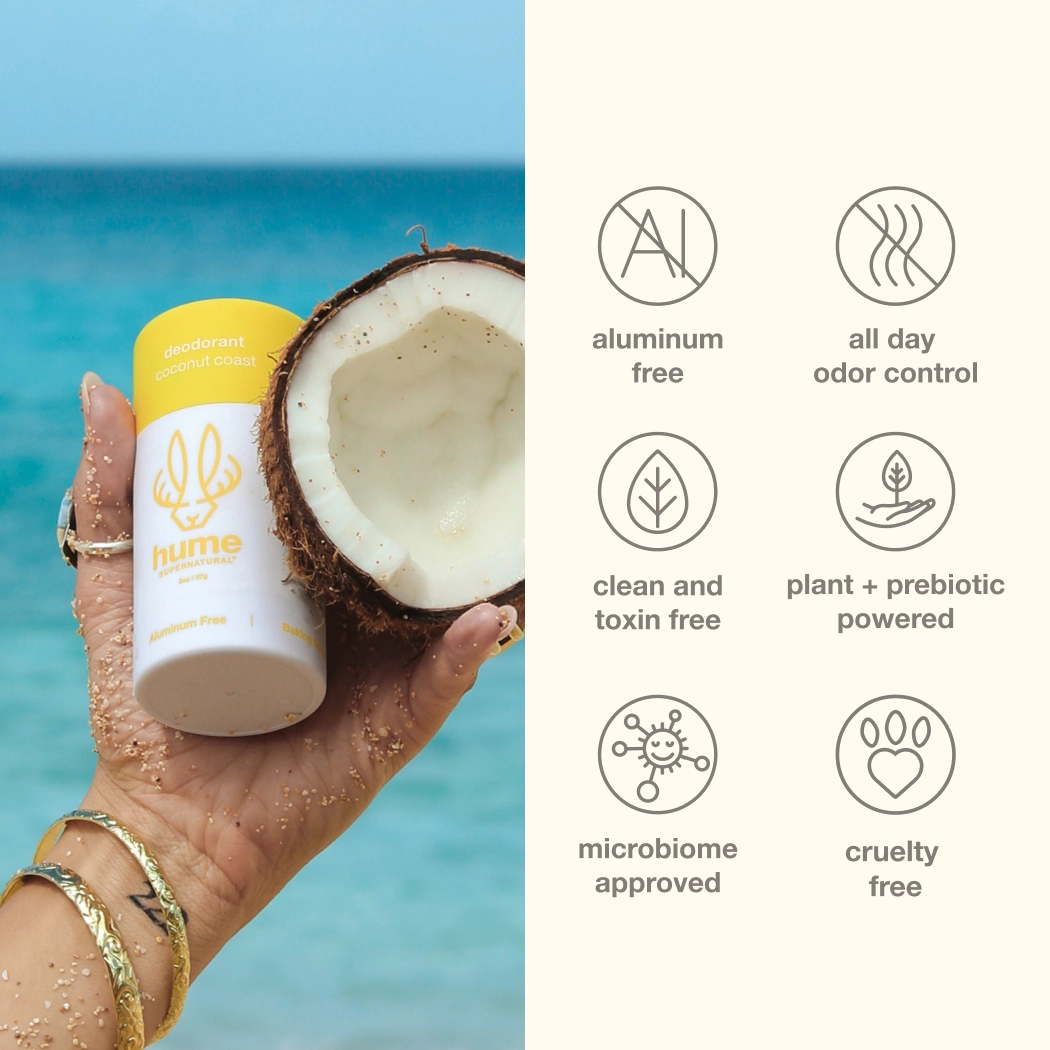 Clean & Non-Toxic Deodorant - Coconut Coast