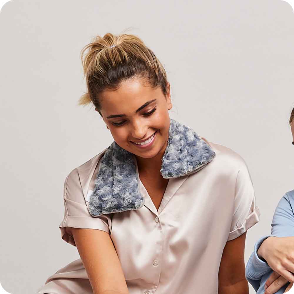 Warmies Neck Wrap - Curly Gray