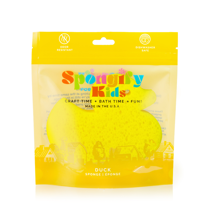 Spongify™ Bath Sponge for Kids - Duck Farm Animals