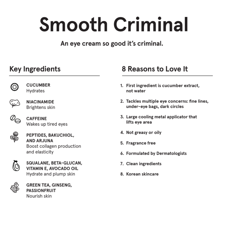 Smooth Criminal - Age Defying Eye Cream