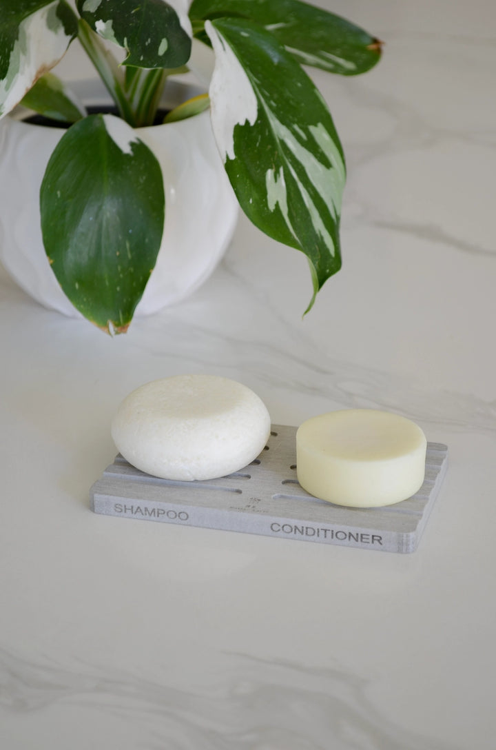 Quick-Dry Diatomite Solid Shampoo & Conditioner Dish | Soap Lift