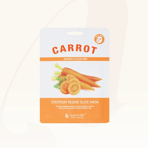 Everyday Veggie Slice Sheet Mask - Carrot