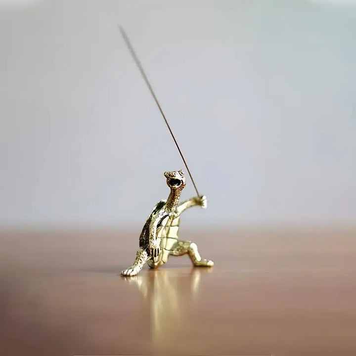 Kung Fu Turtle Incense Holder