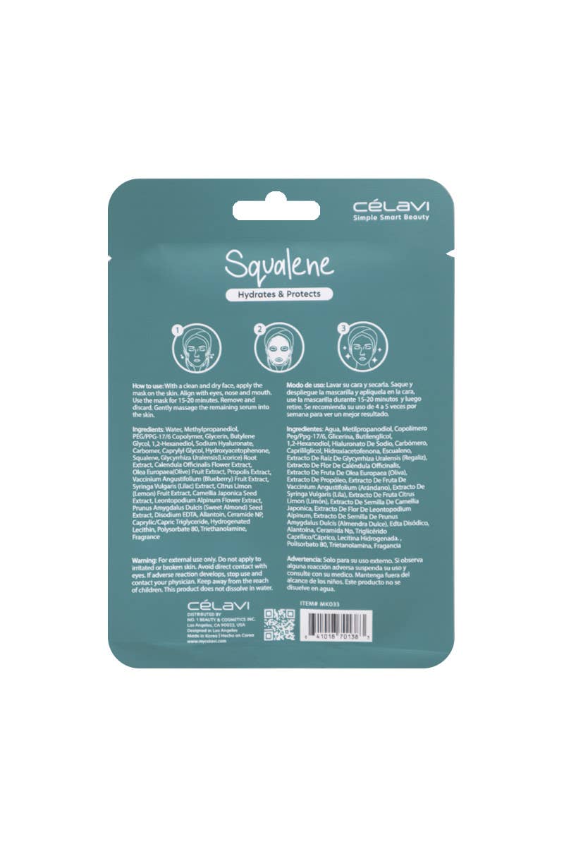 Squalene Facial Mask - Hydrates & Protect