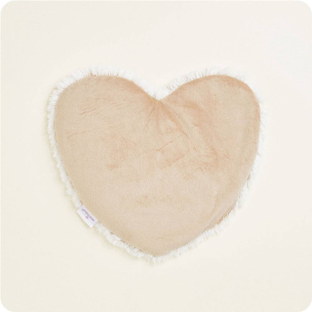 Warmies Heart Heat Pad - Marshmallow Brown