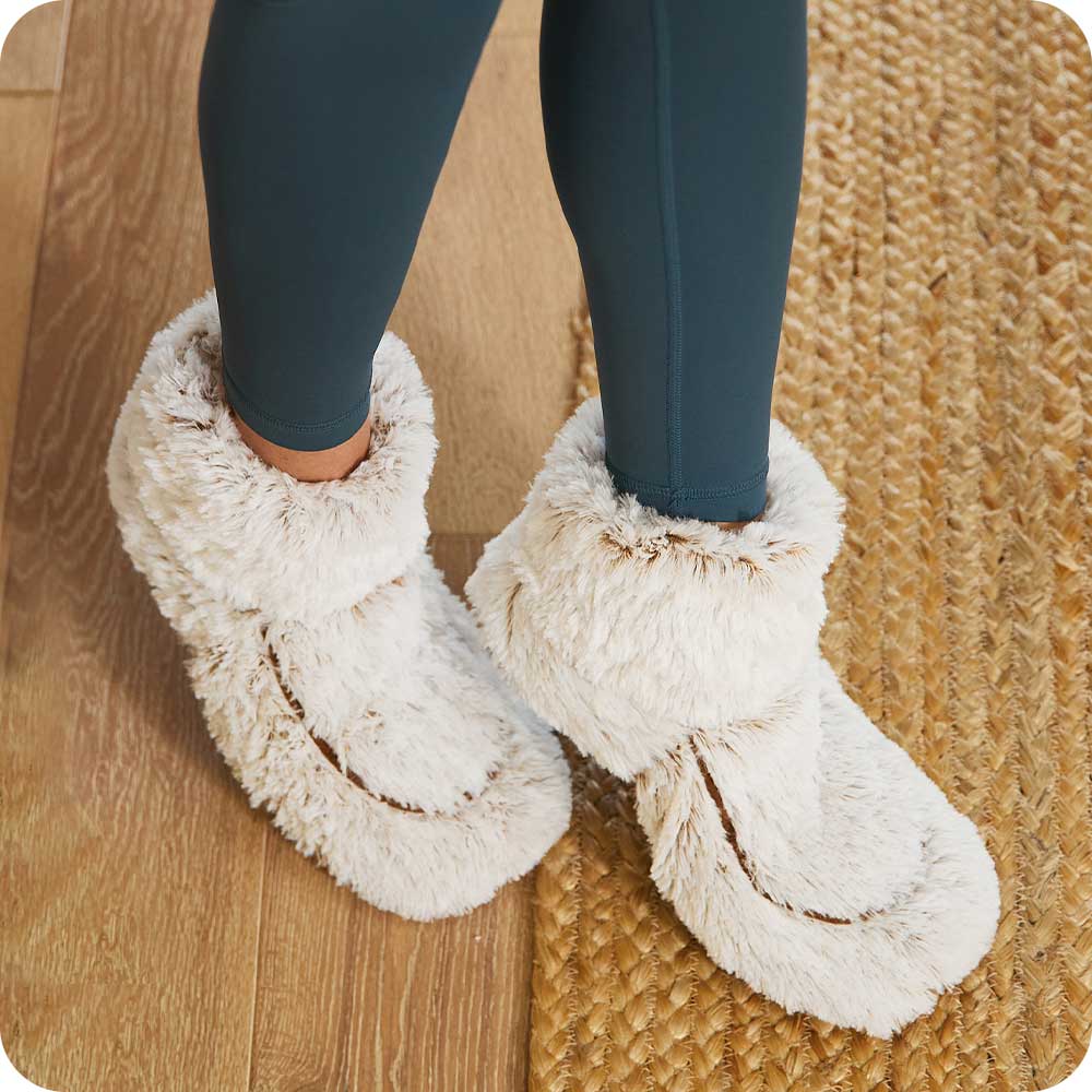 Warmies Boots -Marshmallow Brown