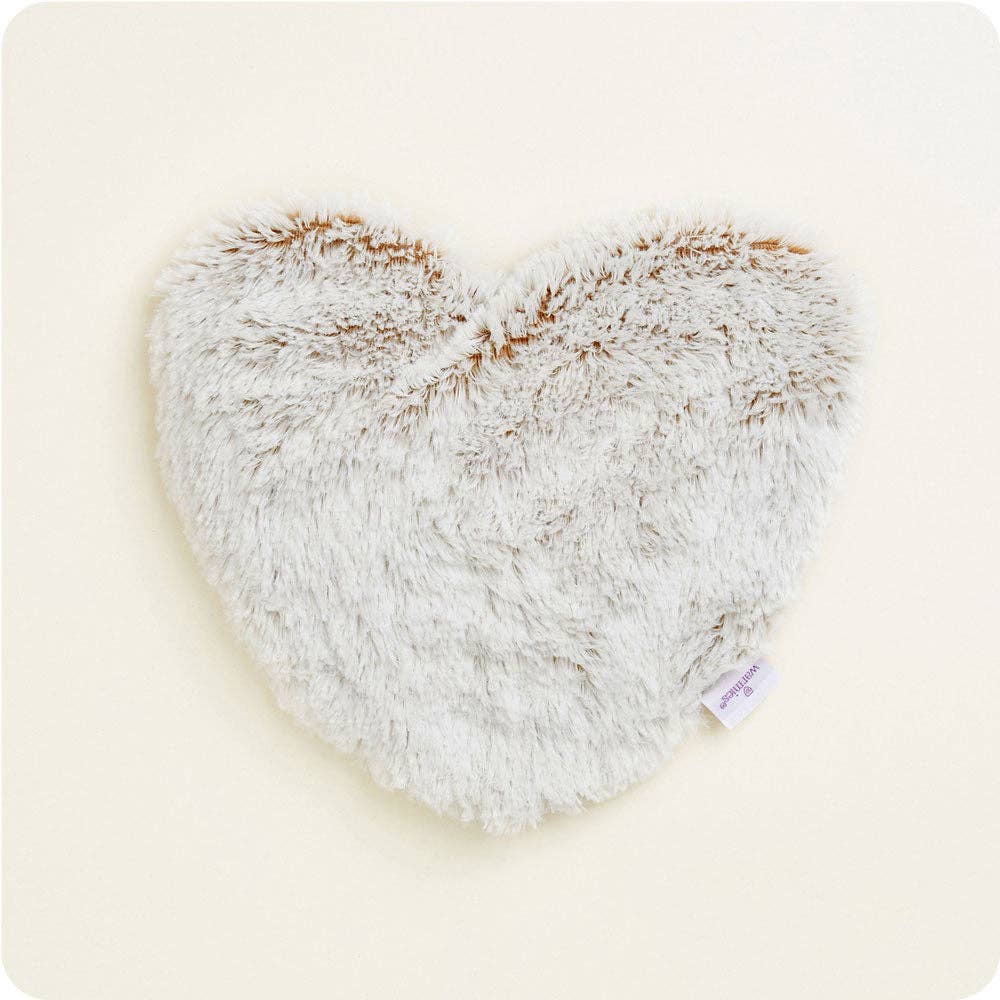 Warmies Heart Heat Pad - Marshmallow Brown