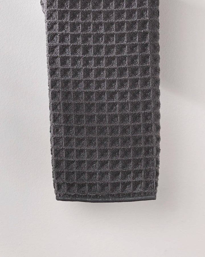 Charcoal Waffle Hand Towel