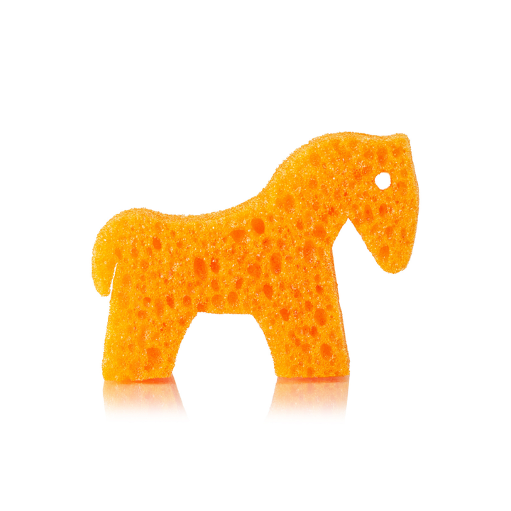 Spongify™ Bath Sponge for Kids - Horse Farm Animals