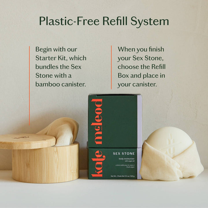Sex Stone | Sensual Massage Bar & Intimacy Oil Starter Kit