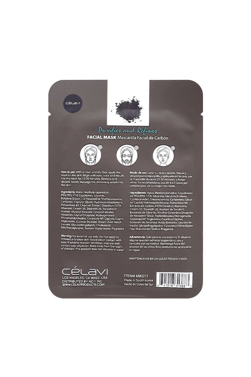 Charcoal Facial Mask - Purifies