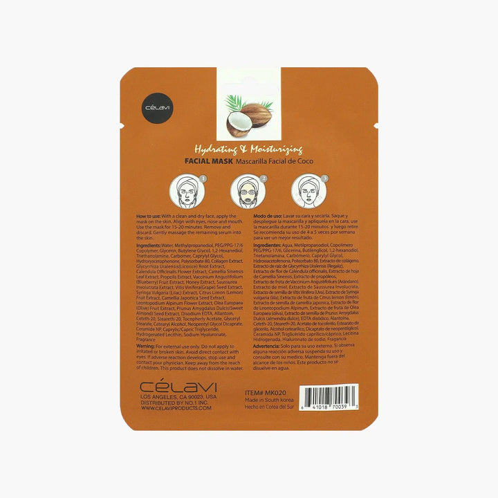 Coconut Facial Mask - Hydrating & Moisturizing