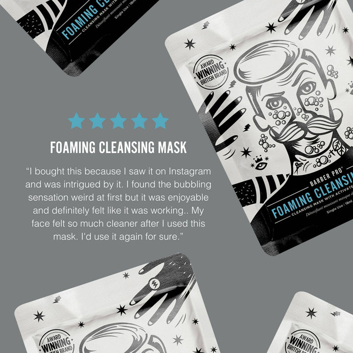 BARBER PRO Foaming Cleansing Mask