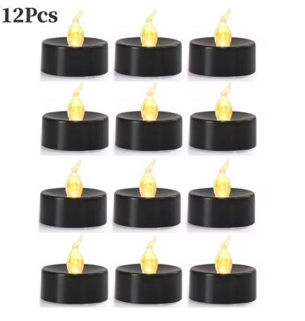 Assorted Flameless LED Candles for Halloween Decor
