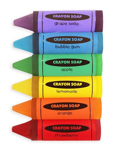 Crayon Soaps - Box of 6 Assorted