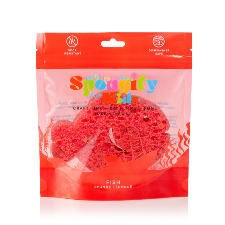 Spongify™ Bath Sponge for Kids - Fish Sea Animals