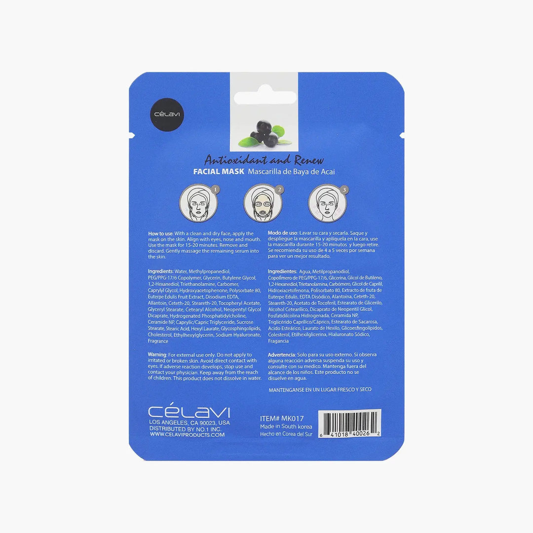 Acai Berry Facial Mask - Antioxidant