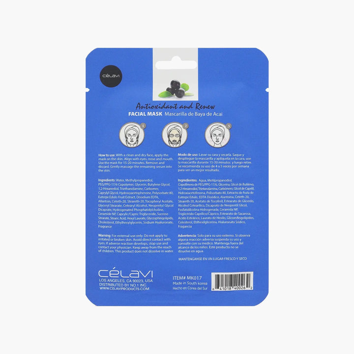 Acai Berry Facial Mask - Antioxidant